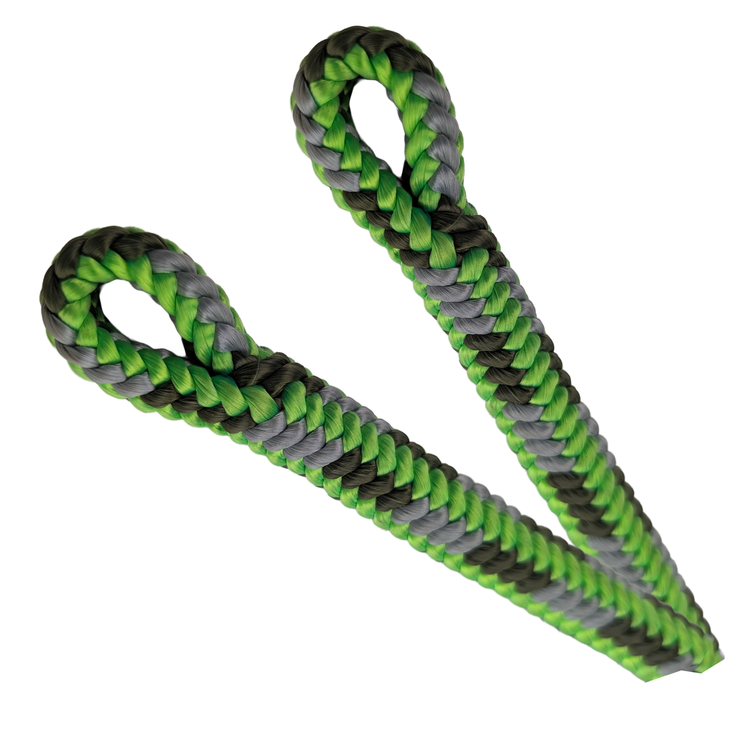 2 x 16 Strand hand splices on same rope