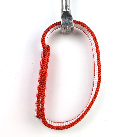 “Loop Dyneema sling for trad climbing cams – 12mm spliced Dyneema for pitons, beaks, and hooks”
