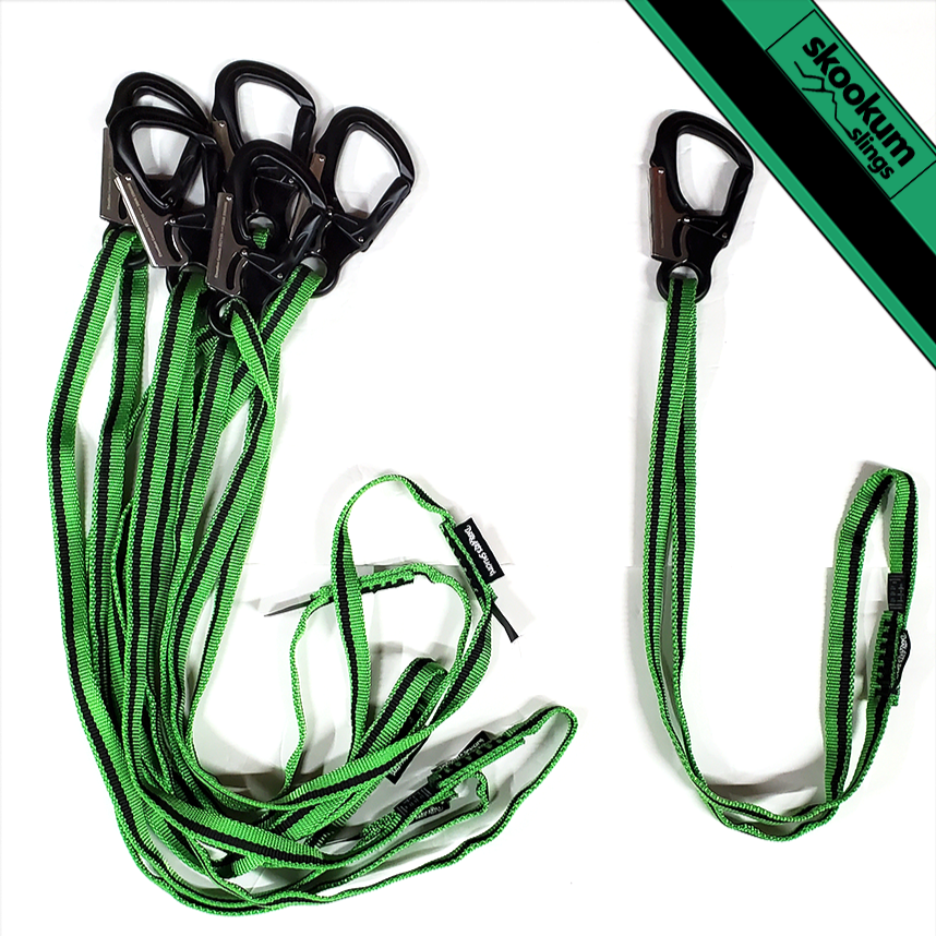 Pack of 28" Skookum Green Speedline Slings