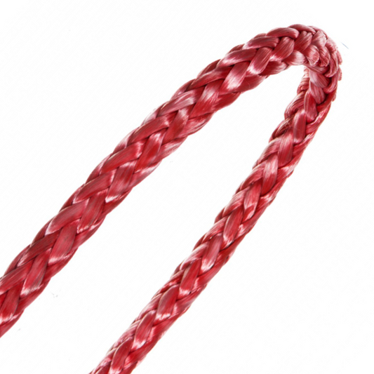 12 Strand High Tenacity Polyester  (Urethane Coated) RED